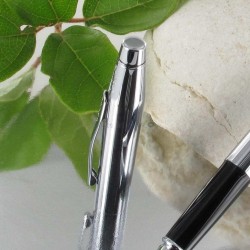 Coffret Stylo Bille Cross® Classic Century Chrome + Carnet A5 Blanc Cross®