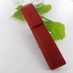 Coffret Stylo Bille Cross® Bailey Noir + Etui cuir Cross® Rouge