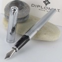 Stylo Plume Diplomat® Excellence A Guilloché Chrome