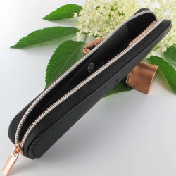 Stylo Roller Oberthur "Joy" Bordeaux cuivré