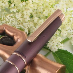 Stylo Roller Oberthur "Joy" Bordeaux cuivré