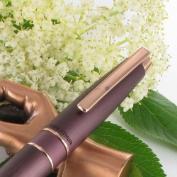 Stylo Plume Oberthur "Joy" Bordeaux cuivré