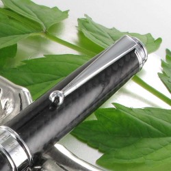 Stylo Bille Monteverde® Invincia® Deluxe Carbone Chrome