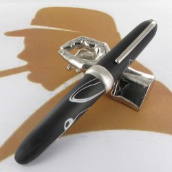 Stylo Roller Jean Pierre Lépine® "Winston" Noir/Blanc