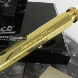 Portemine 0,7 mm Kaweco® Spécial Laiton Design Octogonal