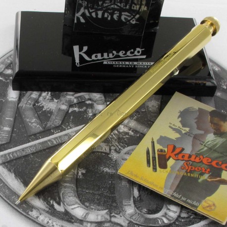 Portemine 0,7 mm Kaweco® Spécial Laiton Design Octogonal