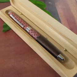 Stylo Plume Oberthur® Collection "Sintra" Bois de noyer Sérigraphié