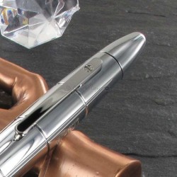 Stylo "Nobile" 2 Fonctions Giuliano Mazzuoli® Chromé Poli