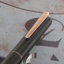 Stylo Roller Oberthur® "Fusion" Marron Glacé