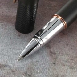 Stylo Roller Oberthur® "Fusion" Marron Glacé