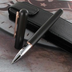 Stylo Roller Oberthur® "Fusion" Marron Glacé