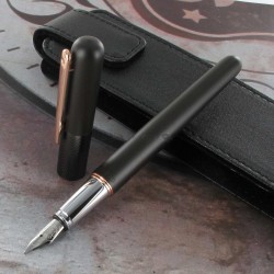 Stylo plume (M) Oberthur® "Fusion" Marron Glacé
