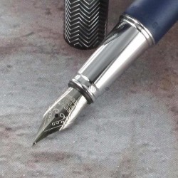 Stylo plume (M) Oberthur® "Fusion" Navy Blue