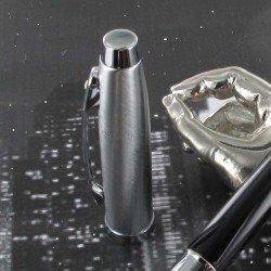 Stylo Plume Sheaffer® "Serie 100" Laqué Noir Chromé Brossé