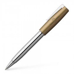 Stylo Roller Faber Castell® "Loom Metallic" Olive