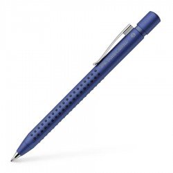 Coffret stylos Plume + Bille Faber Castell® GRIP Bleu Mat