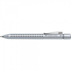 Coffret stylos Plume + Bille Faber Castell® GRIP Argent Mat