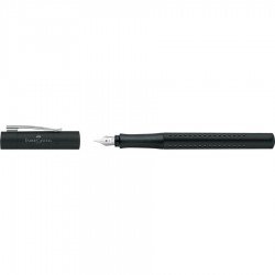 Coffret stylos Plume + Bille Faber Castell® GRIP Noir Mat