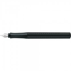Coffret stylos Plume + Bille Faber Castell® GRIP Noir Mat