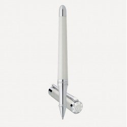 Stylo Roller ST Dupont® Liberté Laque Blanche Nacrée