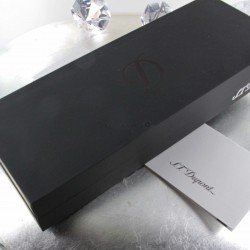 Stylo Roller ST Dupont® D-Initial Bleu Chrome