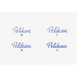 Stylo Plume moyenne Pelikan® "Souverain 800" Noir/Bleu à piston et plume Or 18 K