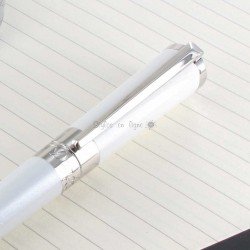 Stylo Roller ST Dupont® Liberté Laque Blanche Nacrée