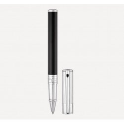 Stylo Roller ST Dupont® D-Initial Noir Chrome