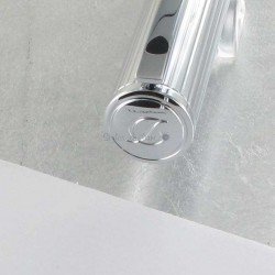 Stylo Plume ST Dupont® D-Initial Noir Chrome