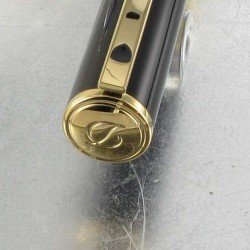 Stylo Roller ST Dupont® D-Initial Noir Doré
