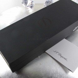 Stylo Plume ST Dupont® D-Initial Noir Chrome