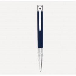 Stylo Bille ST Dupont® D-Initial Bleu Chrome