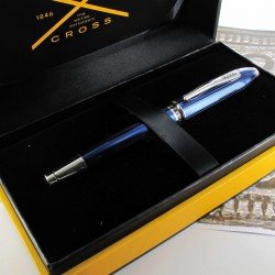 Stylo Roller Cross® "Peerless 125" Bleu Translucide