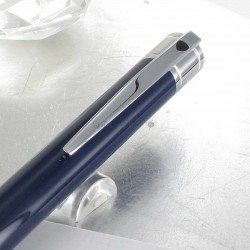 Stylo Bille ST Dupont® D-Initial Bleu Chrome
