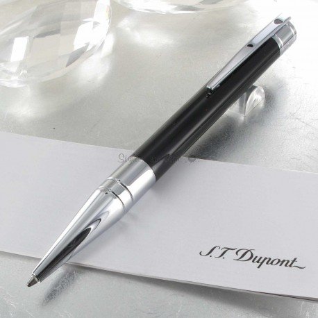 Stylo Bille ST Dupont® D-Initial Noir Brillant