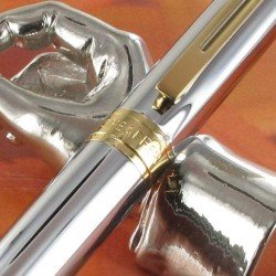 Stylo Roller Sheaffer®  "Serie 300" Chrome et Doré