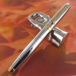Stylo Roller Sheaffer®  "Serie 300" Chrome et Doré
