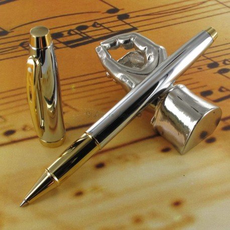 Stylo Roller Sheaffer® "Serie 100" Chromé et Doré Stylo Roller Sheaffer® "Serie 100" Chromé et Doré