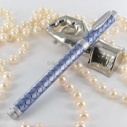 Stylo Feutre 1,2mm Avenue Montaigne® "Bistrot" Bleu/Satin