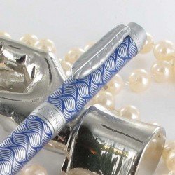 Stylo Feutre 1,2mm Avenue Montaigne® "Bistrot" Bleu/Satin