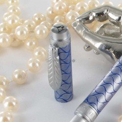 Stylo Feutre 1,2mm Avenue Montaigne® "Bistrot" Bleu/Satin