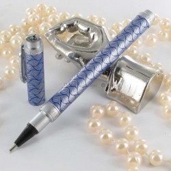 Stylo Feutre 1,2mm Avenue Montaigne® "Bistrot" Bleu/Satin
