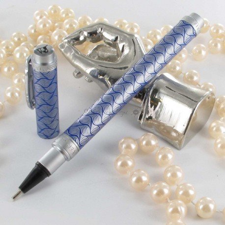 Stylo Feutre 1,2mm Avenue Montaigne® "Bistrot" Bleu/Satin Stylo Feutre 1,2mm Avenue Montaigne® "Bistrot" Bleu/Satin