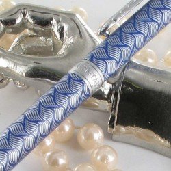Stylo Bille Avenue Montaigne® "Bistrot" Bleu/Satin