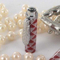 Stylo Plume Avenue Montaigne® "Bistrot" Rouge/Gris