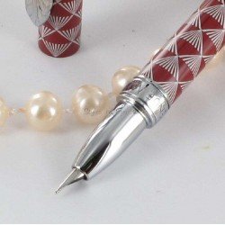 Stylo Plume Avenue Montaigne® "Bistrot" Rouge/Gris