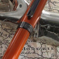 Parure de Stylos Plume & Bille Enzo Varini® "Frise" Orange Irisé