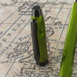 Parure de Stylos Plume & Bille Enzo Varini® "Frise" Vert Irisé
