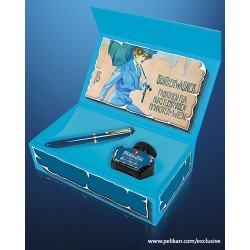 Coffret Stylo Plume Fine Pelikan® "Classic M120" Iconic + Encrier Edelstein
