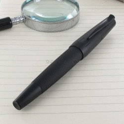 Stylo Plume "e-motion" Pure Black Aluminium Noir